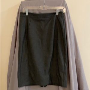 Ann Taylor charcoal gray pencil skirt
